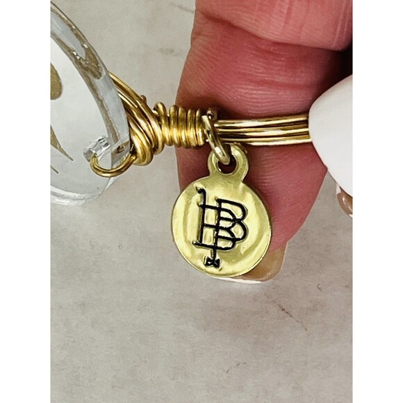 Moon & Lola “R” Wired Bangle Bracelet Mirrored New with Tags Retail $36 - Picture 5 of 7